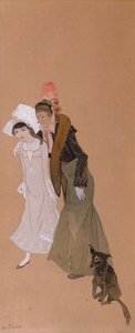Mmeアルバレスと彼女の孫娘、ジジ、1943年